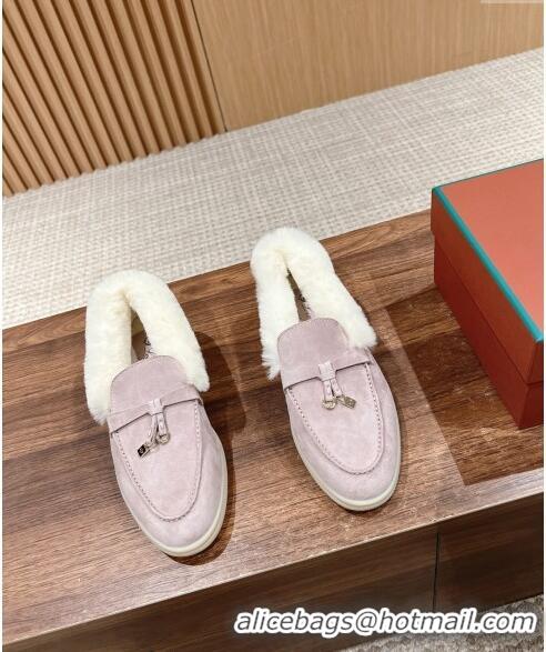 ​Promotional LP Summer Charms Walk Loafers with Fur 0129 Purple/White 2024