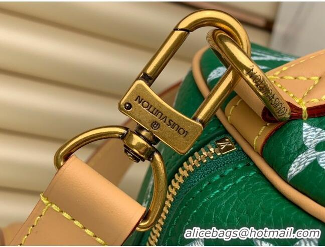 Traditional Specials Louis Vuitton RUNWAY Speedy P9 Bandouliere 40 Bag in Soft Calfskin M24417 Green 2024