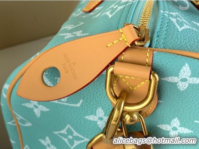 Buy Cheap Louis Vuitton RUNWAY Speedy P9 Bandouliere 40 Bag in Soft Calfskin M24419 Macaron Blue 2024 