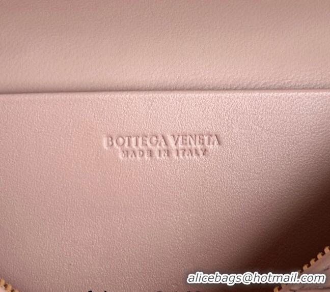 Good Looking Bottega Veneta Bang Bang Vanity Case in Intrecciato Leather 789109 Light Pink 2024