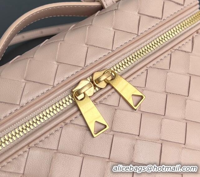 Good Looking Bottega Veneta Bang Bang Vanity Case in Intrecciato Leather 789109 Light Pink 2024