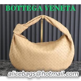 Market Sells Bottega Veneta Small Jodie Hobo bag in Intrecciato Leather 600261 Apricot 2024