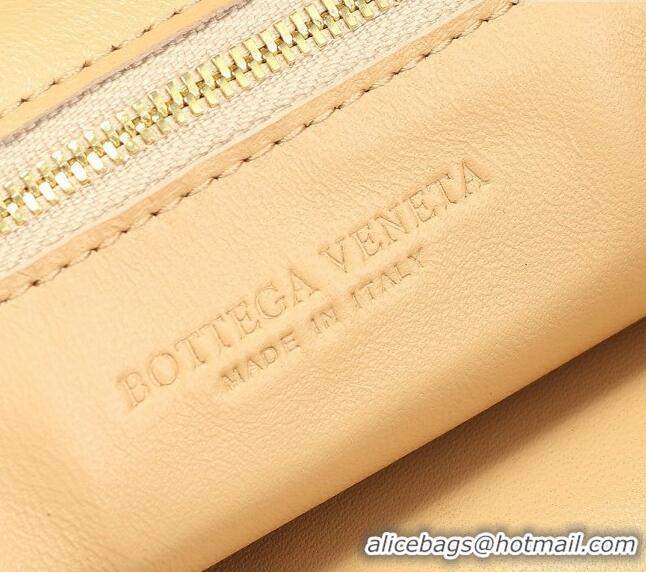 Market Sells Bottega Veneta Small Jodie Hobo bag in Intrecciato Leather 600261 Apricot 2024