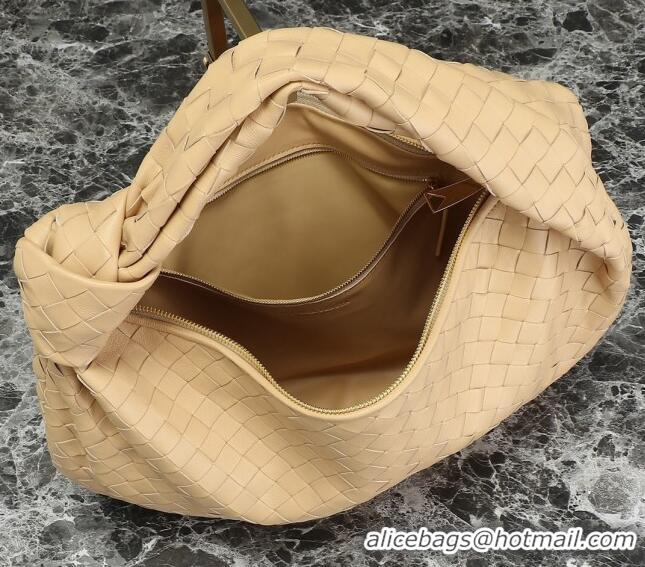 Market Sells Bottega Veneta Small Jodie Hobo bag in Intrecciato Leather 600261 Apricot 2024