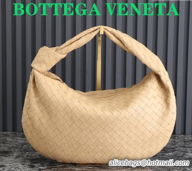 Market Sells Bottega Veneta Small Jodie Hobo bag in Intrecciato Leather 600261 Apricot 2024