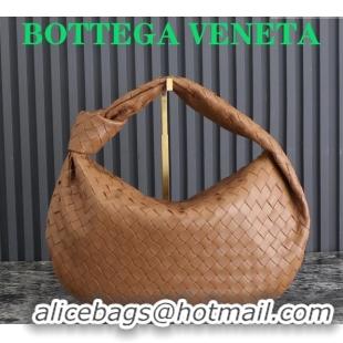 New Release Creation Bottega Veneta Small Jodie Hobo bag in Intrecciato Leather 600261 Wood Brown 2024