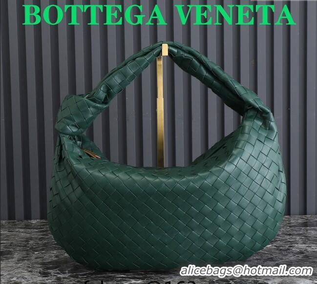 Most Popular Bottega Veneta Small Jodie Hobo bag in Intrecciato Leather 600261 Raintree Green 2024