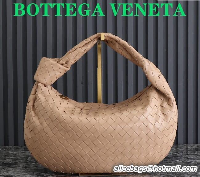 Well Crafted Bottega Veneta Small Jodie Hobo bag in Intrecciato Leather 600261 Nude 2024