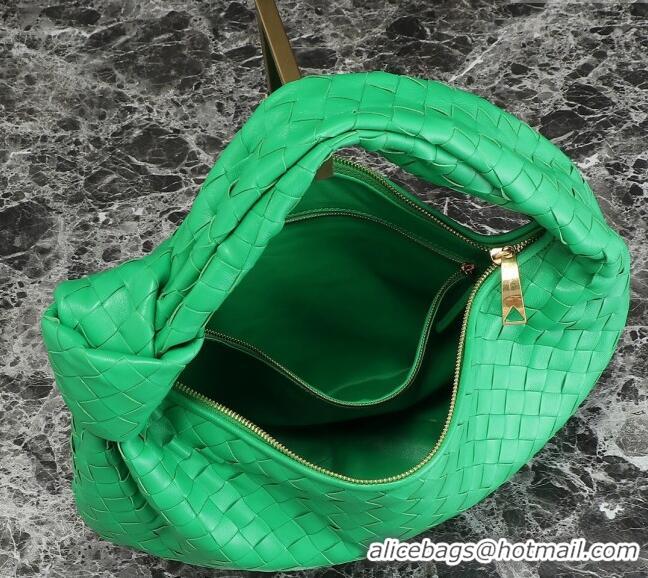 Well Crafted Bottega Veneta Small Jodie Hobo bag in Intrecciato Leather 600261 Parrot Green 2024