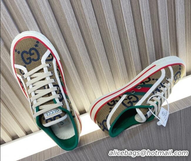 Purchase Gucci Tennis 1977 Maxi GG Canvas Low-top Sneakers Camel 605009