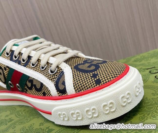 Purchase Gucci Tennis 1977 Maxi GG Canvas Low-top Sneakers Camel 605009