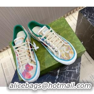 Super Quality Gucci Tennis 1977 Butterfly GG Canvas Low-top Sneakers 05011