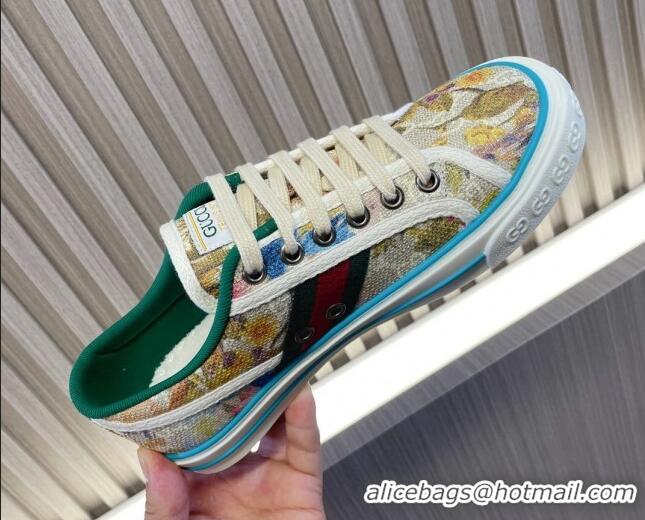 Super Quality Gucci Tennis 1977 Butterfly GG Canvas Low-top Sneakers 05011