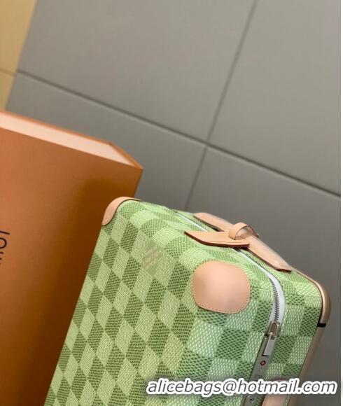 Buy Classic Louis Vuitton Horizon Luggage Travel Bag 55cm in Damier Giant Canvas 0622 Pistachio Green 2024