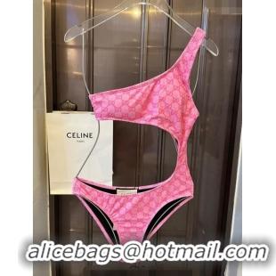 ​Buy New Cheap Gucci GG Cut-out Swimwear G0618 Pink 2024