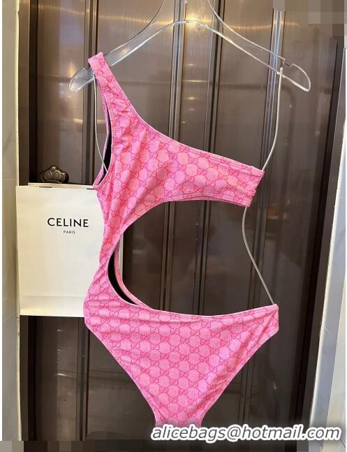 ​Buy New Cheap Gucci GG Cut-out Swimwear G0618 Pink 2024