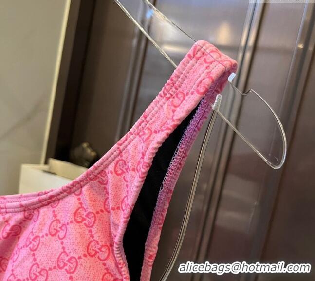 ​Buy New Cheap Gucci GG Cut-out Swimwear G0618 Pink 2024