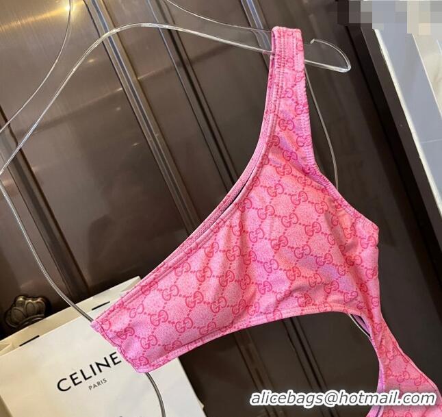 ​Buy New Cheap Gucci GG Cut-out Swimwear G0618 Pink 2024