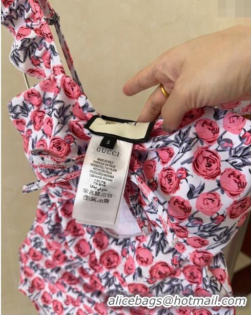 ​Low Cost Gucci Flora Swimwear G0618 Pink 2024