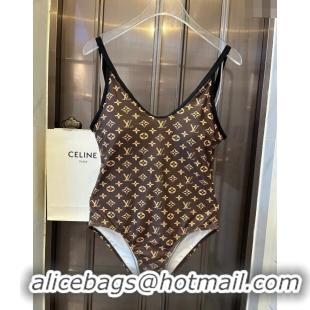 Most Popular Louis Vuitton Swimwear 061801 Brown/Black 2024