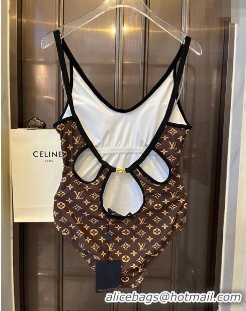 Most Popular Louis Vuitton Swimwear 061801 Brown/Black 2024