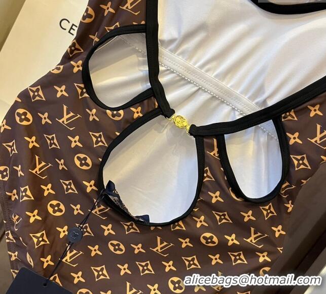 Most Popular Louis Vuitton Swimwear 061801 Brown/Black 2024