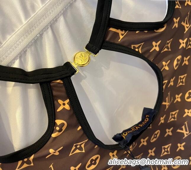 Most Popular Louis Vuitton Swimwear 061801 Brown/Black 2024