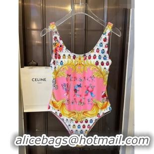 ​Luxury Classic Versace Bug Printed Swimwear 0618 Pink/Other 2024