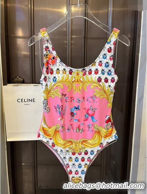 ​Luxury Classic Versace Bug Printed Swimwear 0618 Pink/Other 2024