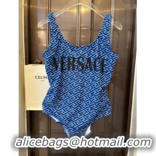 ​Good Taste Versace One Pieces Printed Swimwear 0618 Blue 2024