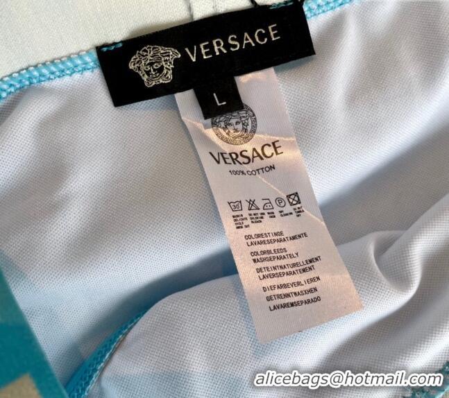 ​Unique Style Versace Greca Swimwear 0618 Light Blue 2024