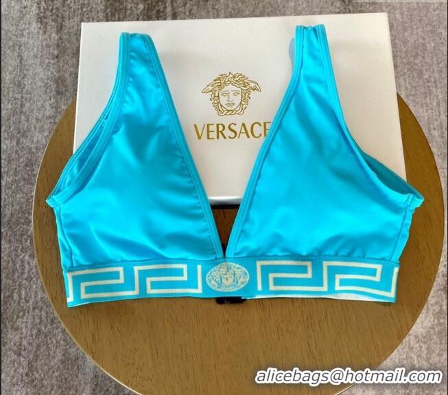 ​Unique Style Versace Greca Swimwear 0618 Light Blue 2024