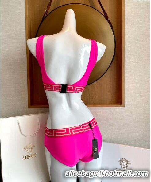 ​Buy Classic Versace Greca Swimwear 0618 Dark Pink 2024