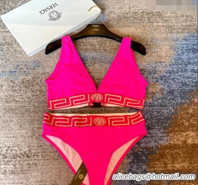 ​Buy Classic Versace Greca Swimwear 0618 Dark Pink 2024