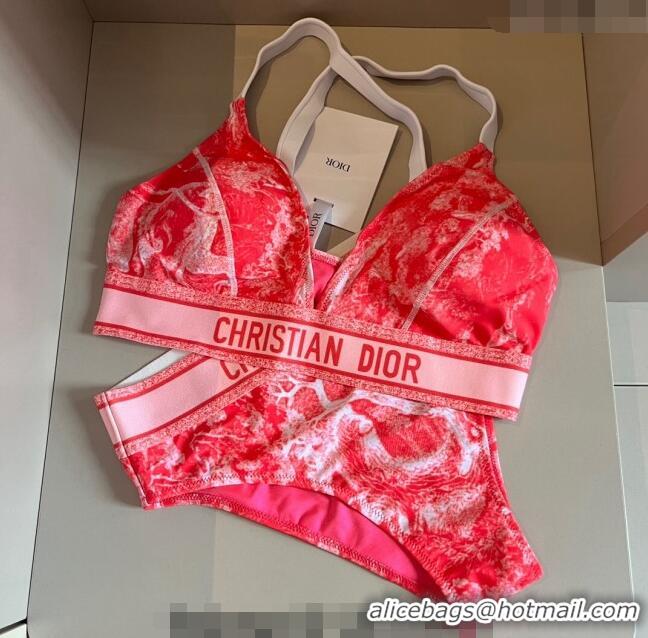 ​Buy Cheap Dior Fluorescent Swimwear 0618 Pink 2024