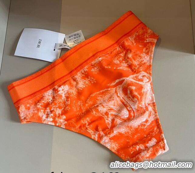 ​Best Price Dior Fluorescent Swimwear D0618 Orange 2024