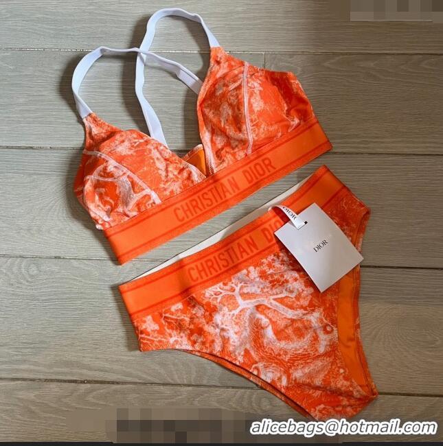 ​Best Price Dior Fluorescent Swimwear D0618 Orange 2024