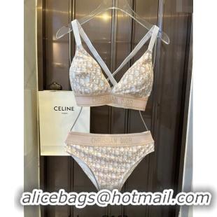 Buy Cheapest Dior Oblique Swimwear 061802 Beige 2024