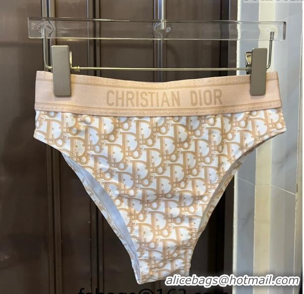 Buy Cheapest Dior Oblique Swimwear 061802 Beige 2024