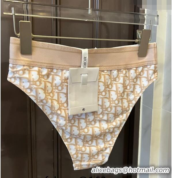 Buy Cheapest Dior Oblique Swimwear 061802 Beige 2024