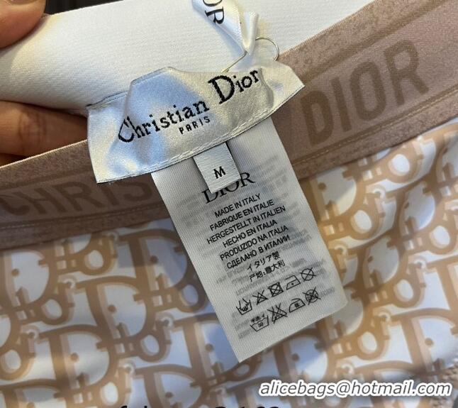 Buy Cheapest Dior Oblique Swimwear 061802 Beige 2024