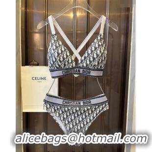 Good Quality Dior Oblique Swimwear 061802 Light Grey 2024