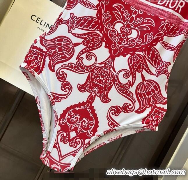 ​Low Price Dior Printed Swimwear 061802 Red 2024