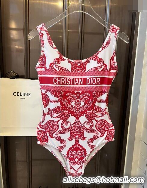 ​Low Price Dior Printed Swimwear 061802 Red 2024