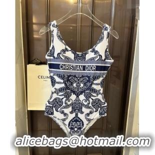 Best Product Dior Printed Swimwear 061802 Blue 2024