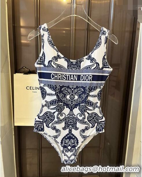 Best Product Dior Printed Swimwear 061802 Blue 2024