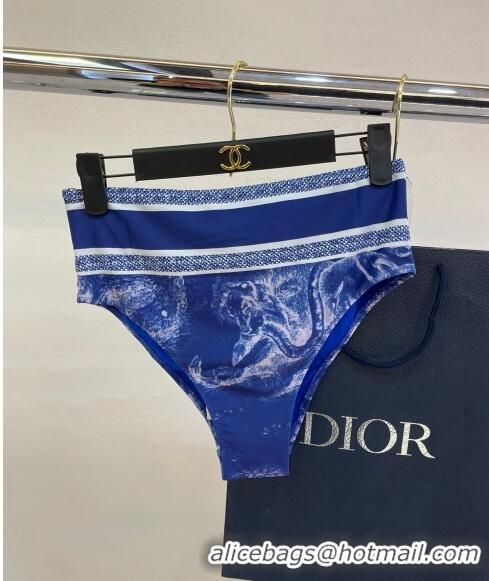 ​Good Quality Dior Zipped Swimwear 061802 Blue Print 2024