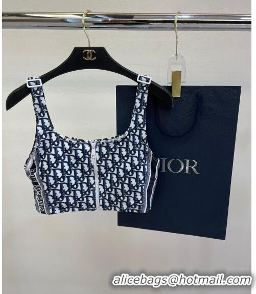 Cheapest Dior Zipped Swimwear 061802 Blue Oblique 2024