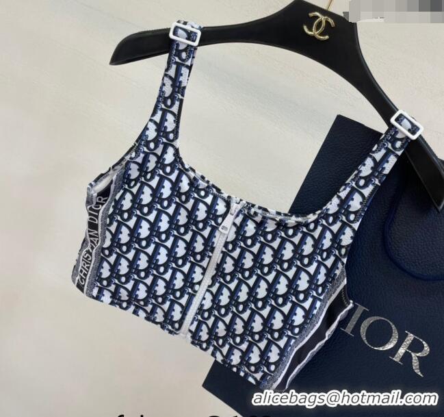 Cheapest Dior Zipped Swimwear 061802 Blue Oblique 2024