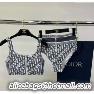 ​New Design Dior Zipped Swimwear 061802 Black Oblique 2024